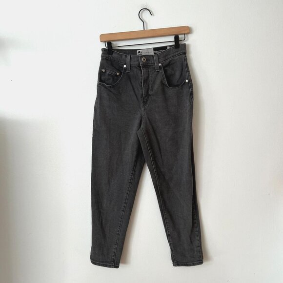 Levi's Silvertab High Waisted Mom Jeans Gray Women's Size 27 - Picture 1 of 12